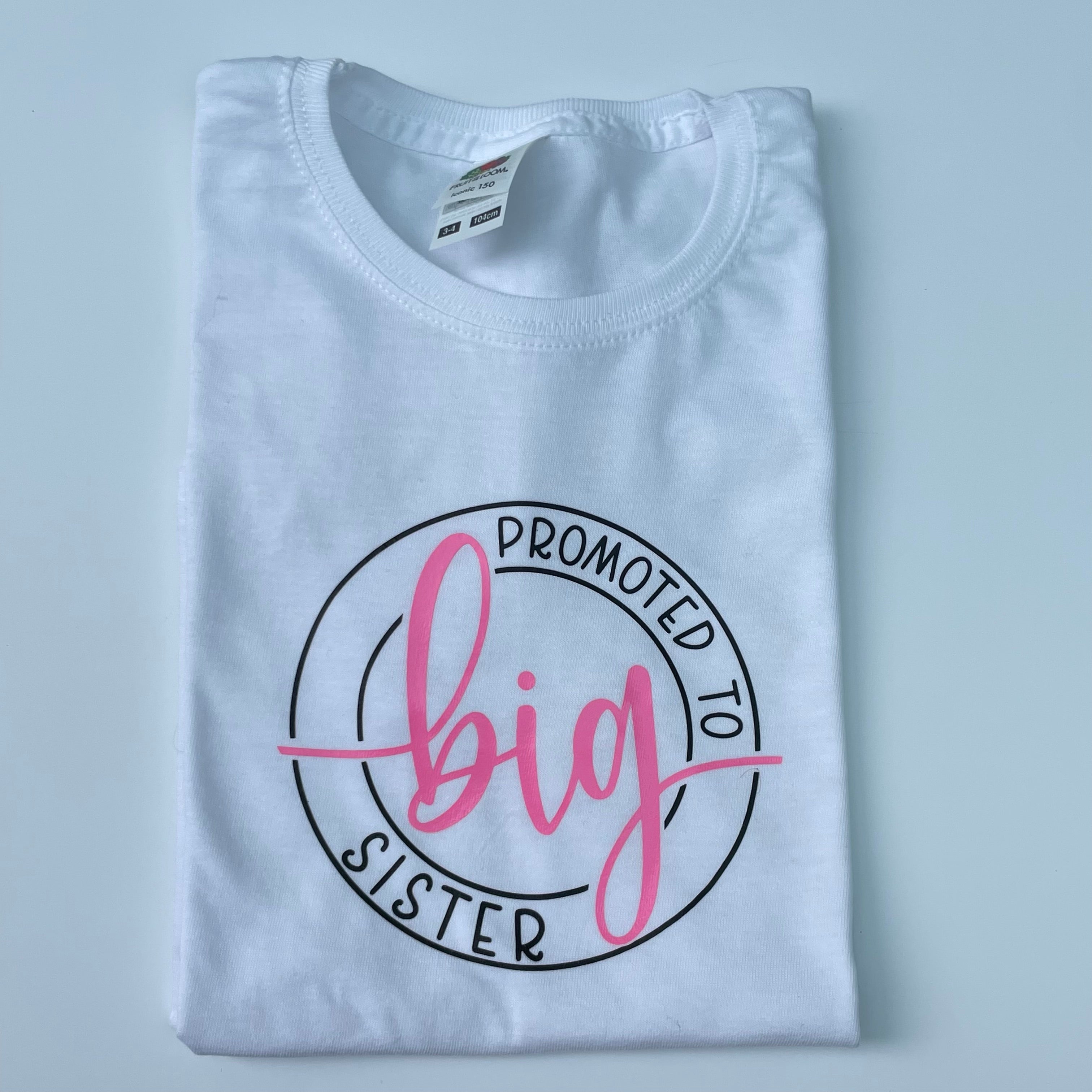 Promoted to big sister t shirt best sale